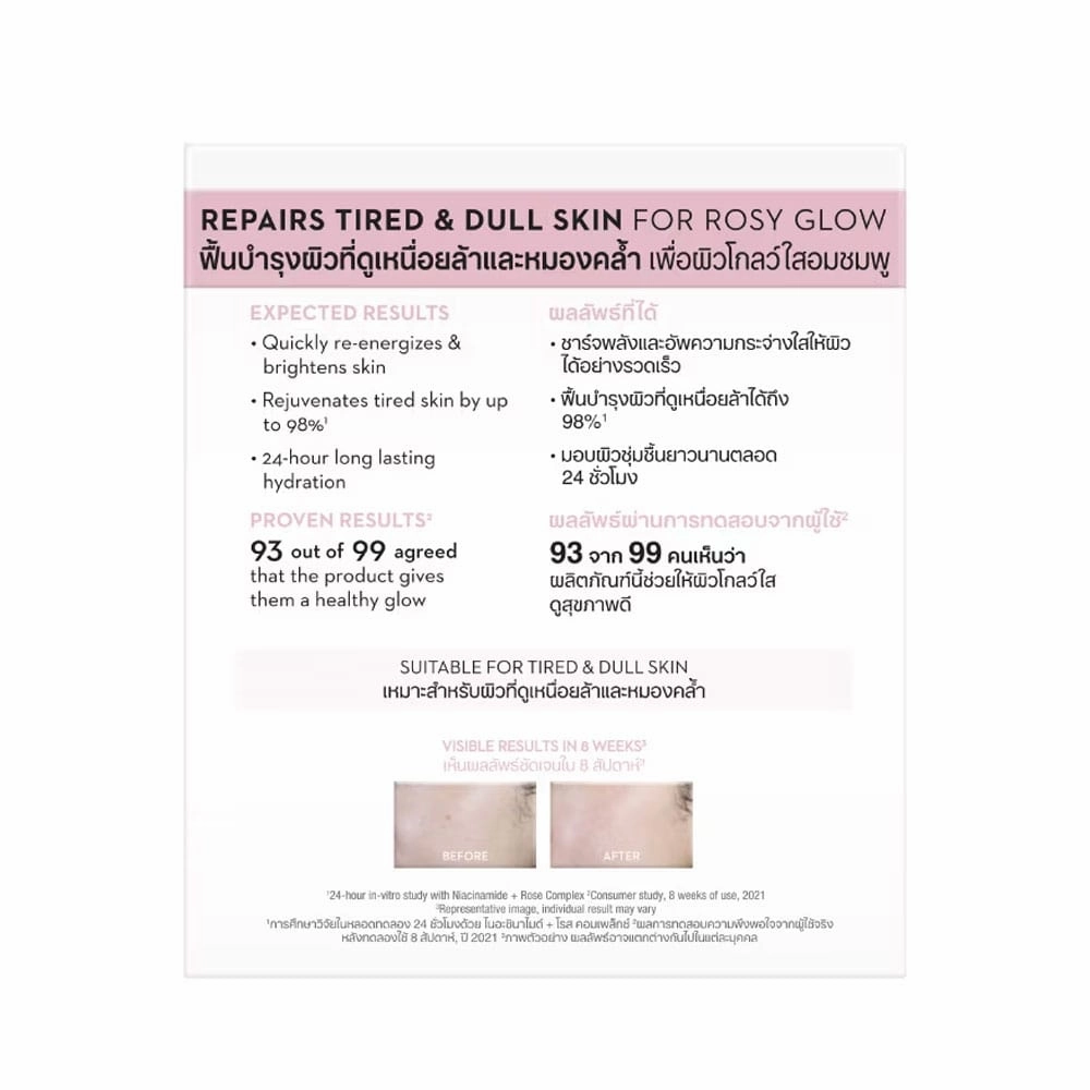 Olay Luminous Niacinamide   Rose Complex Moisturiser 50g