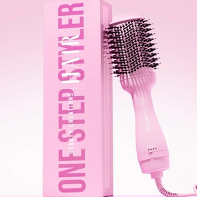 One Step Styler Blow Drying Brush- Pink