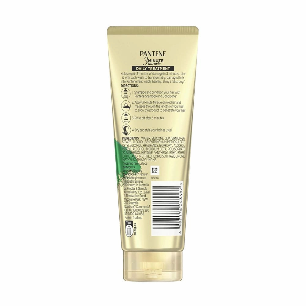 Pantene Daily Treatment 3 Minute Miracle Smooth & Sleek 180ml