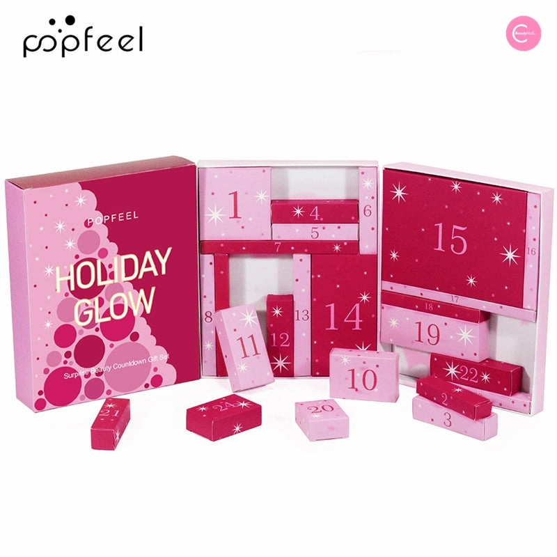 POPFEEL Christmas 24-Piece Makeup Set Gift Box
