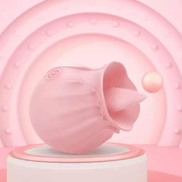 PrincessRosie - Licking Rose Vibrator