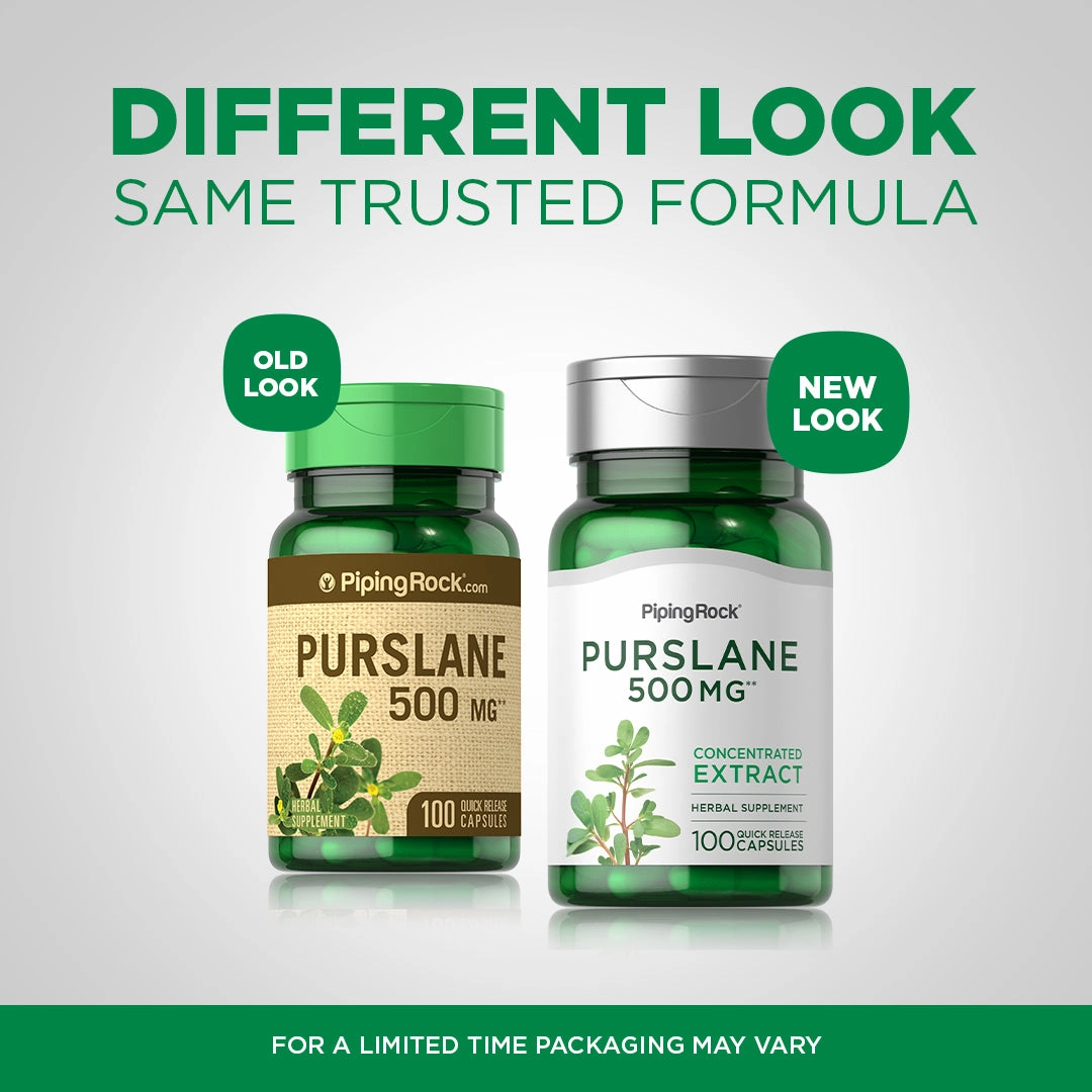 Purslane, 500 mg, 100 Quick Release Capsules