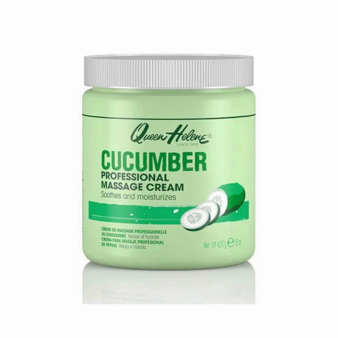 Queen Helene Cucumber Professional Body Massage Cream - 15 oz