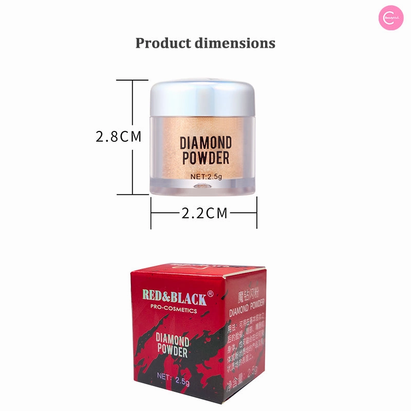 RED & BLACK Diamond Glitter