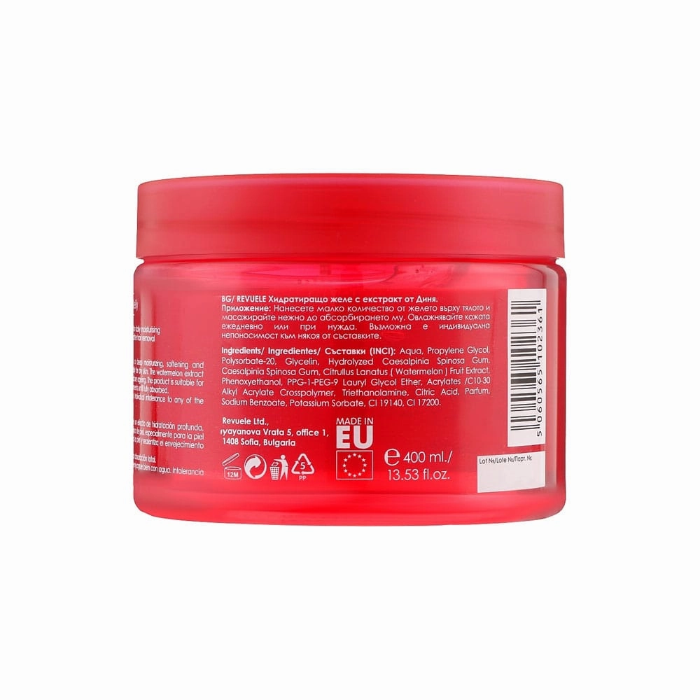 Revuele Moisturising Body Jelly With Watermelon Extract 400ml