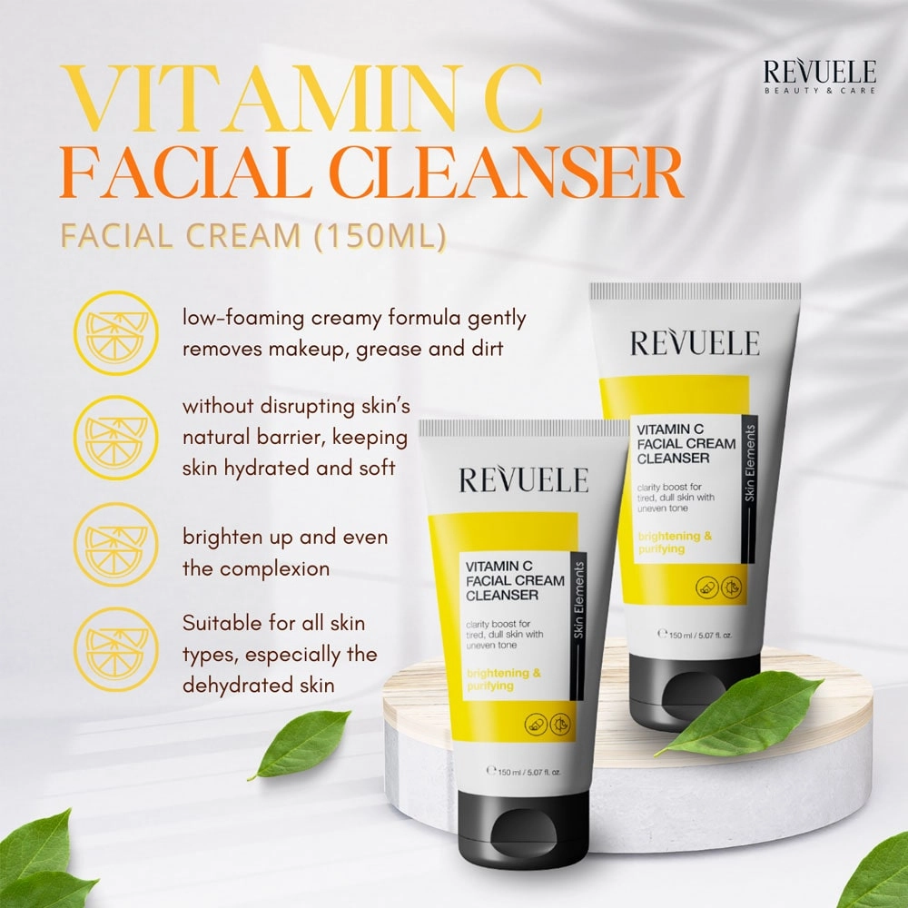 Revuele Vitamin C Facial Cream Cleanser 150ml