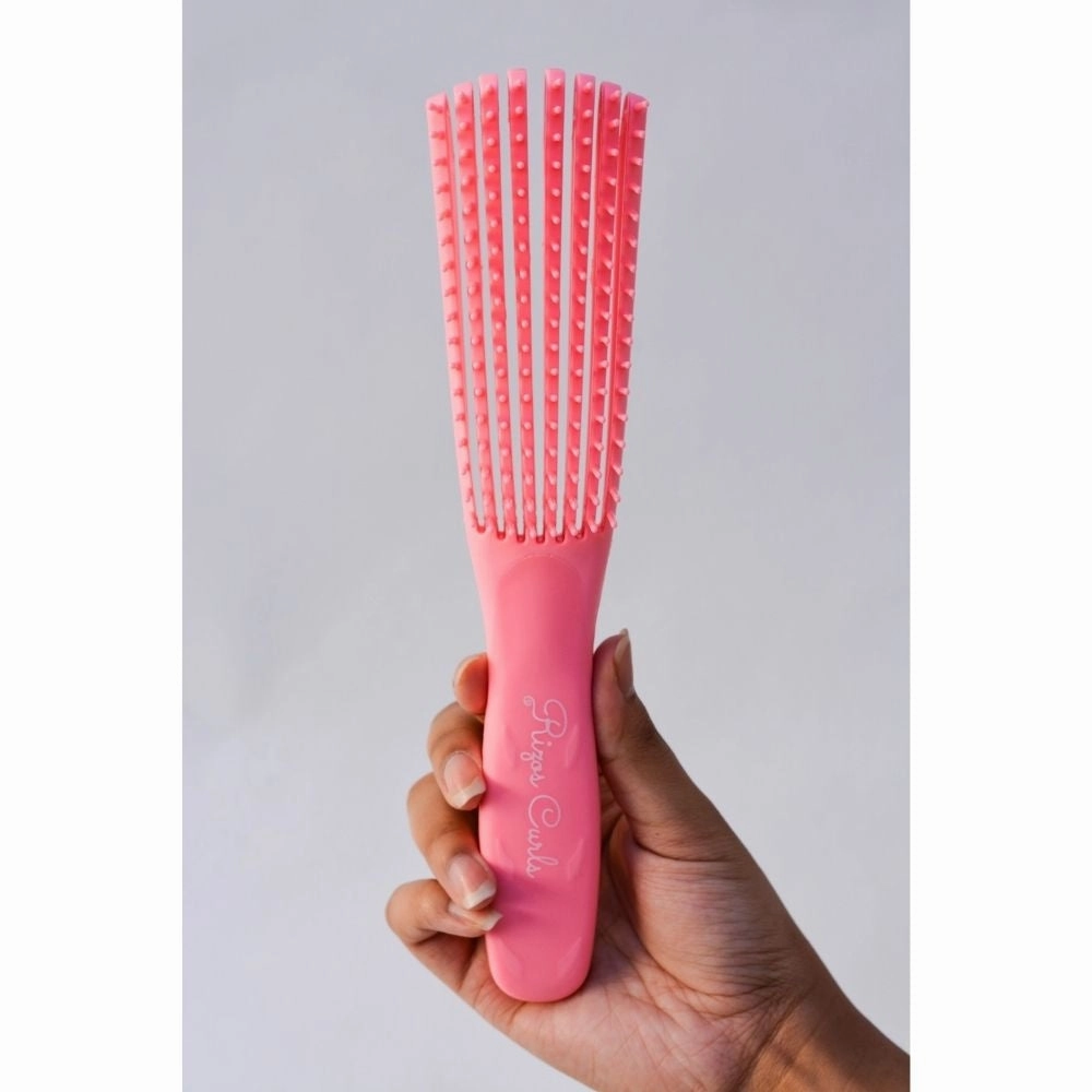 Rizos Curls Pink Detangling Flexi Brush