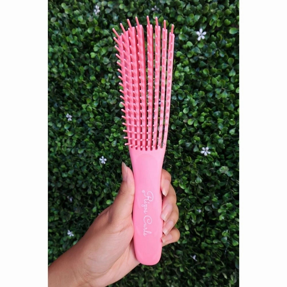 Rizos Curls Pink Detangling Flexi Brush