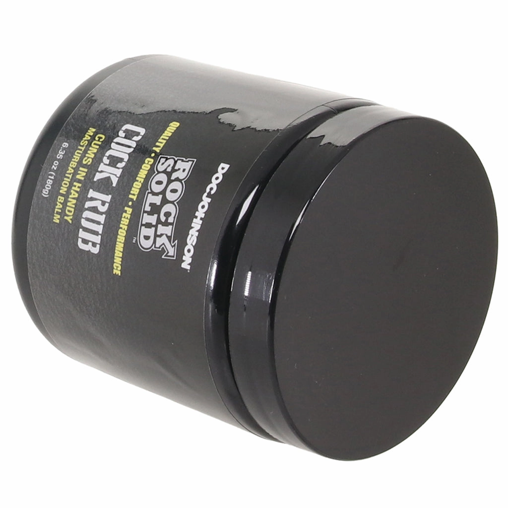Rock Solid Cock Rub Masturbation Balm in 6.35oz/180ml