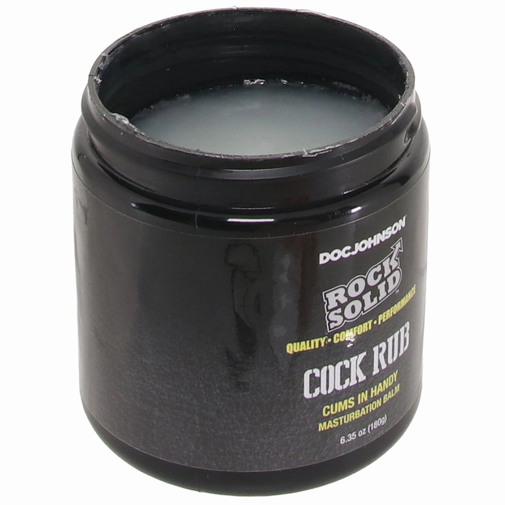 Rock Solid Cock Rub Masturbation Balm in 6.35oz/180ml