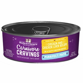 Stella & Chewy's Carnivore Cravings Purrfect Pate Chicken and Chicken Liver Cat Food