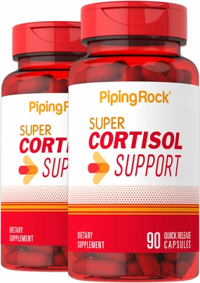 Super Cortisol Support, 90 Quick Release Capsules, 2  Bottles