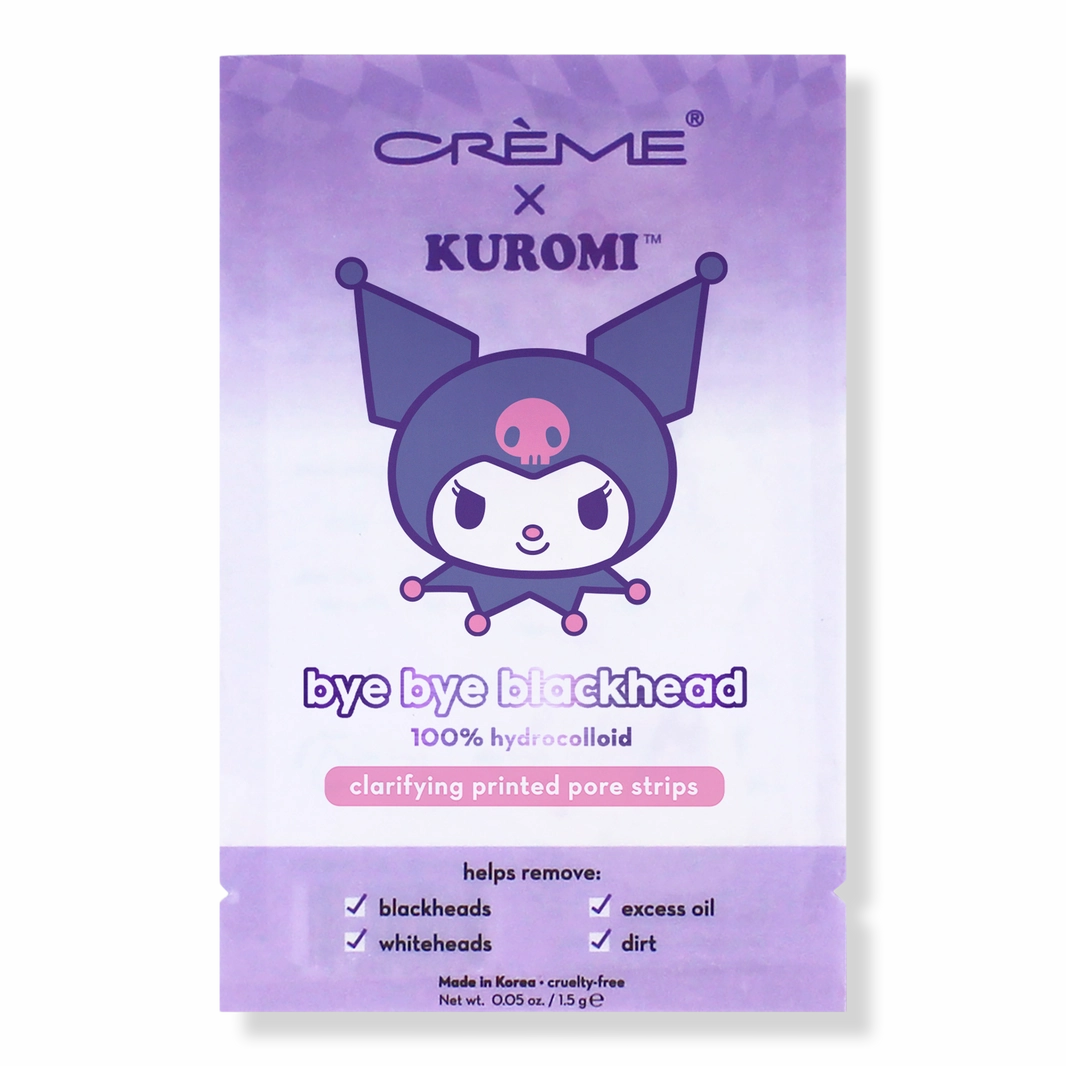 THE CREME SHOP X KUROMI - BYE BYE BLACKHEADS PRINTED PORE STRIPS SET OF 5