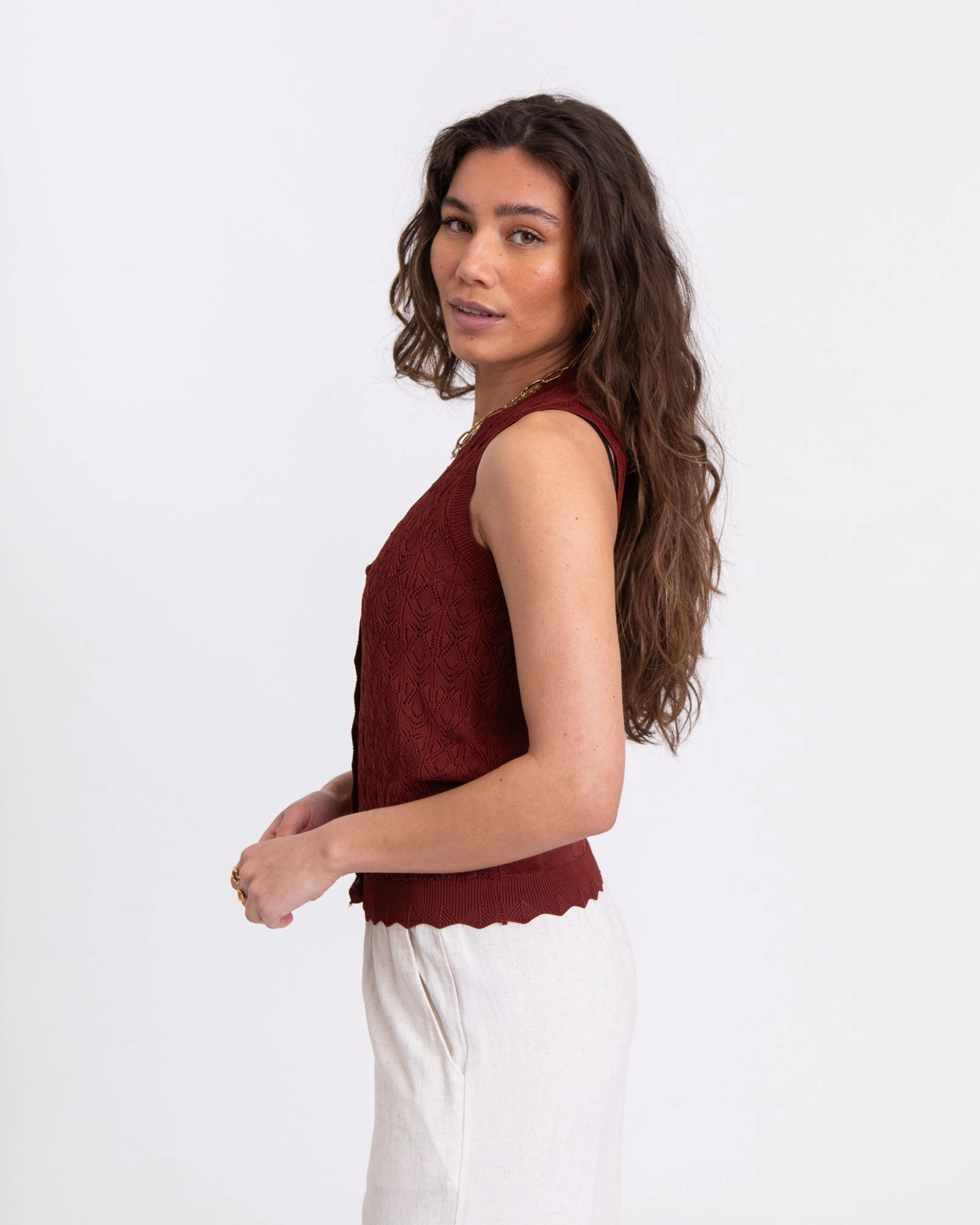 TILTIL Senna Vest Rust