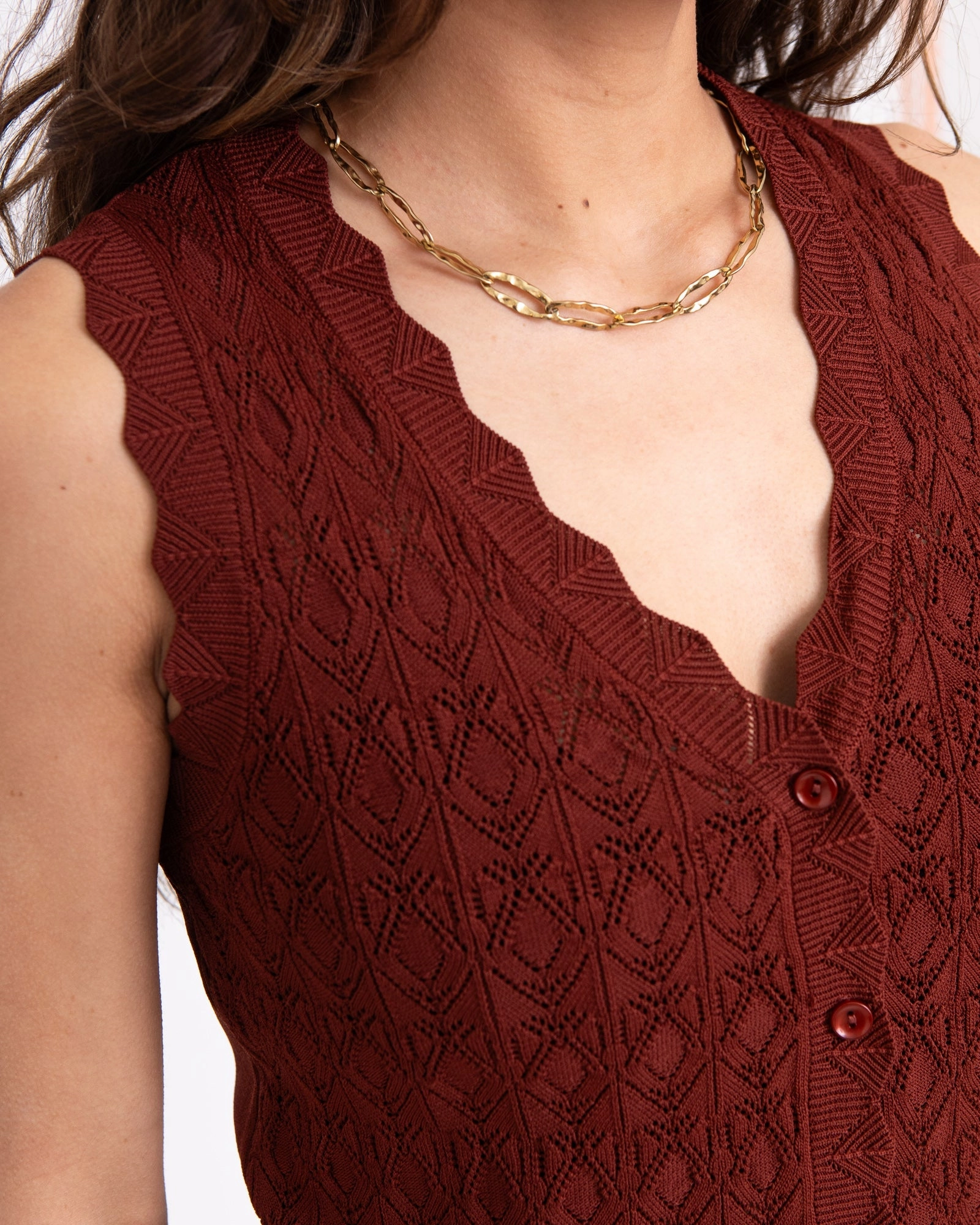 TILTIL Senna Vest Rust
