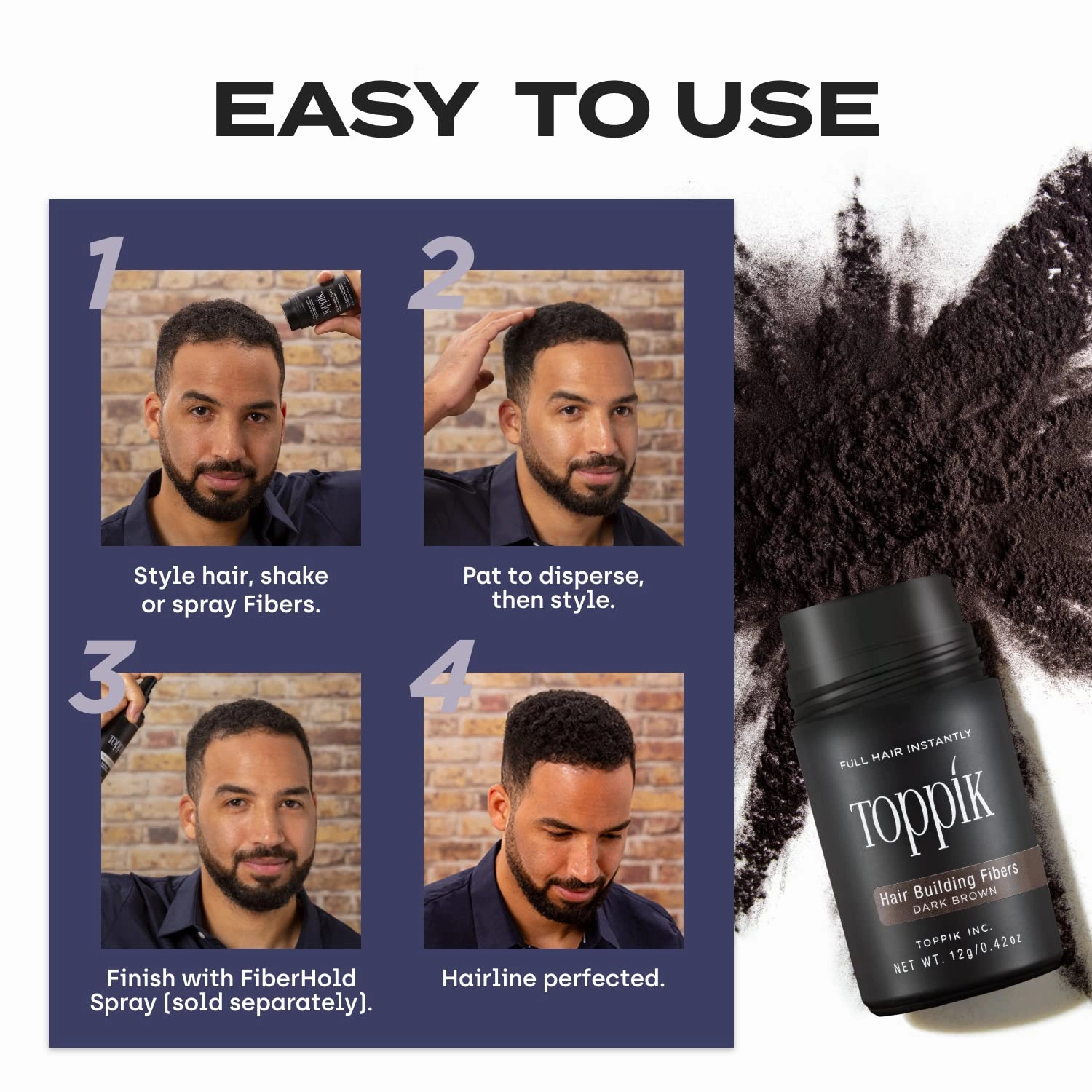 Toppik Hair Building Fibers - Auburn - .42 oz