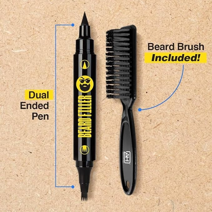 Tyche Dual Ended Beard Filler Pen - Choose Color