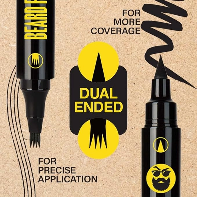 Tyche Dual Ended Beard Filler Pen - Choose Color