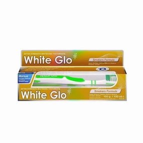 White Glo Extra Strength Whitening Toothpaste Smokers Formula 150g