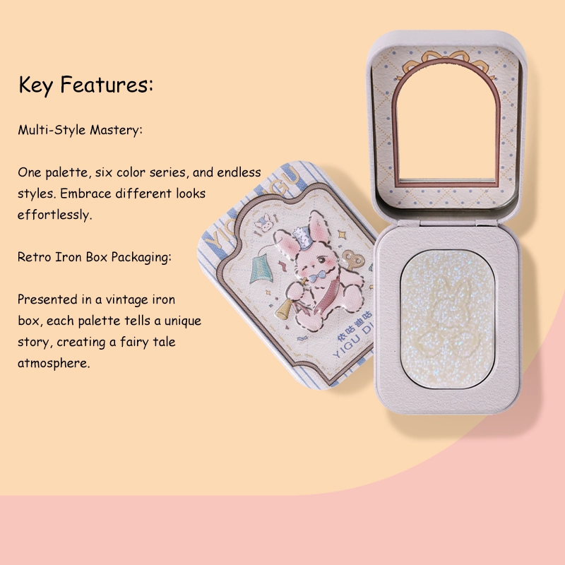 YIGUDIGU Vintage Badge Chameleon Highlighter
