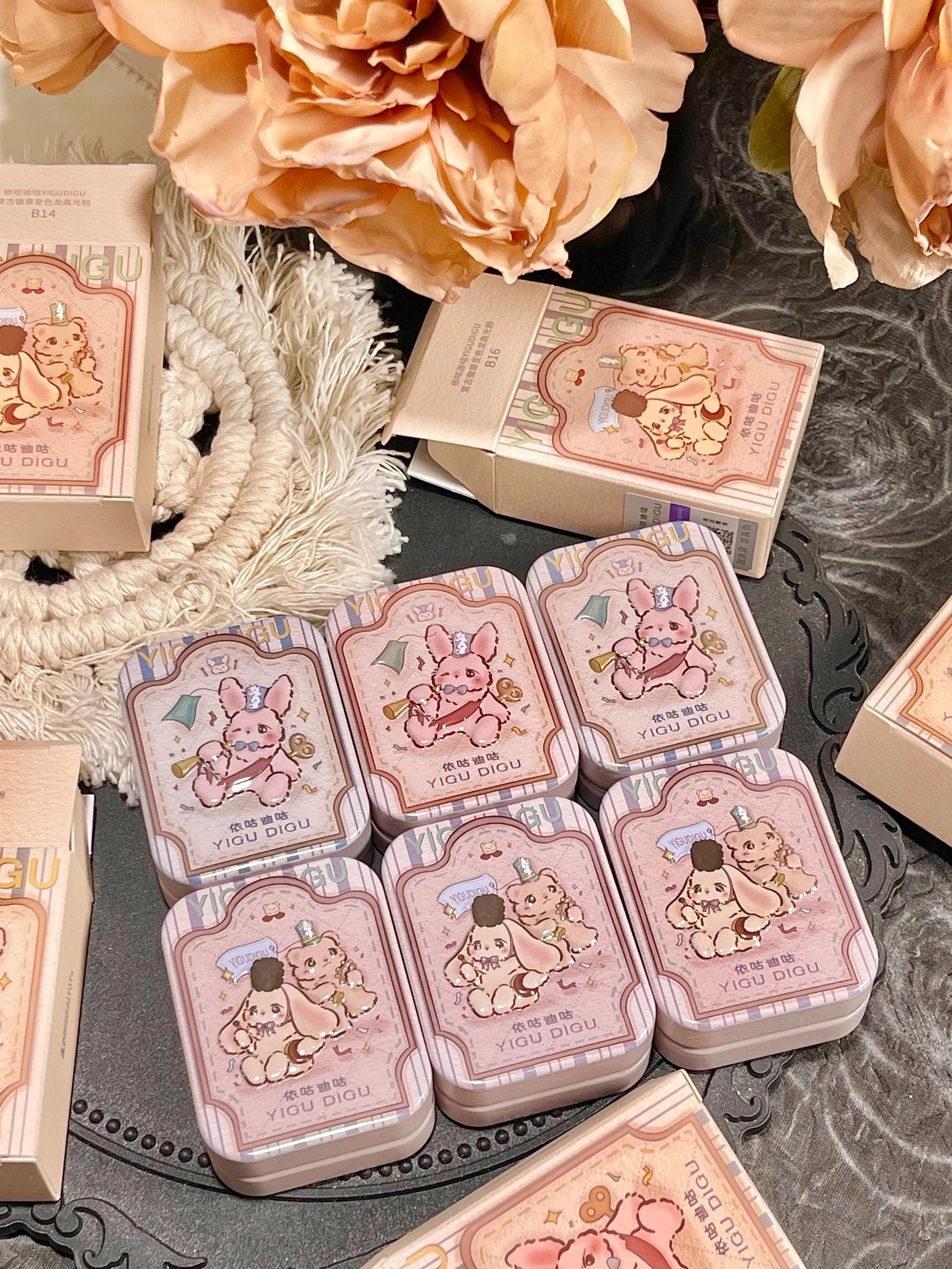 YIGUDIGU Vintage Badge Chameleon Highlighter