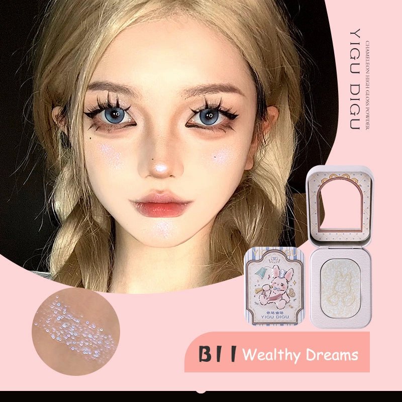 YIGUDIGU Vintage Badge Chameleon Highlighter