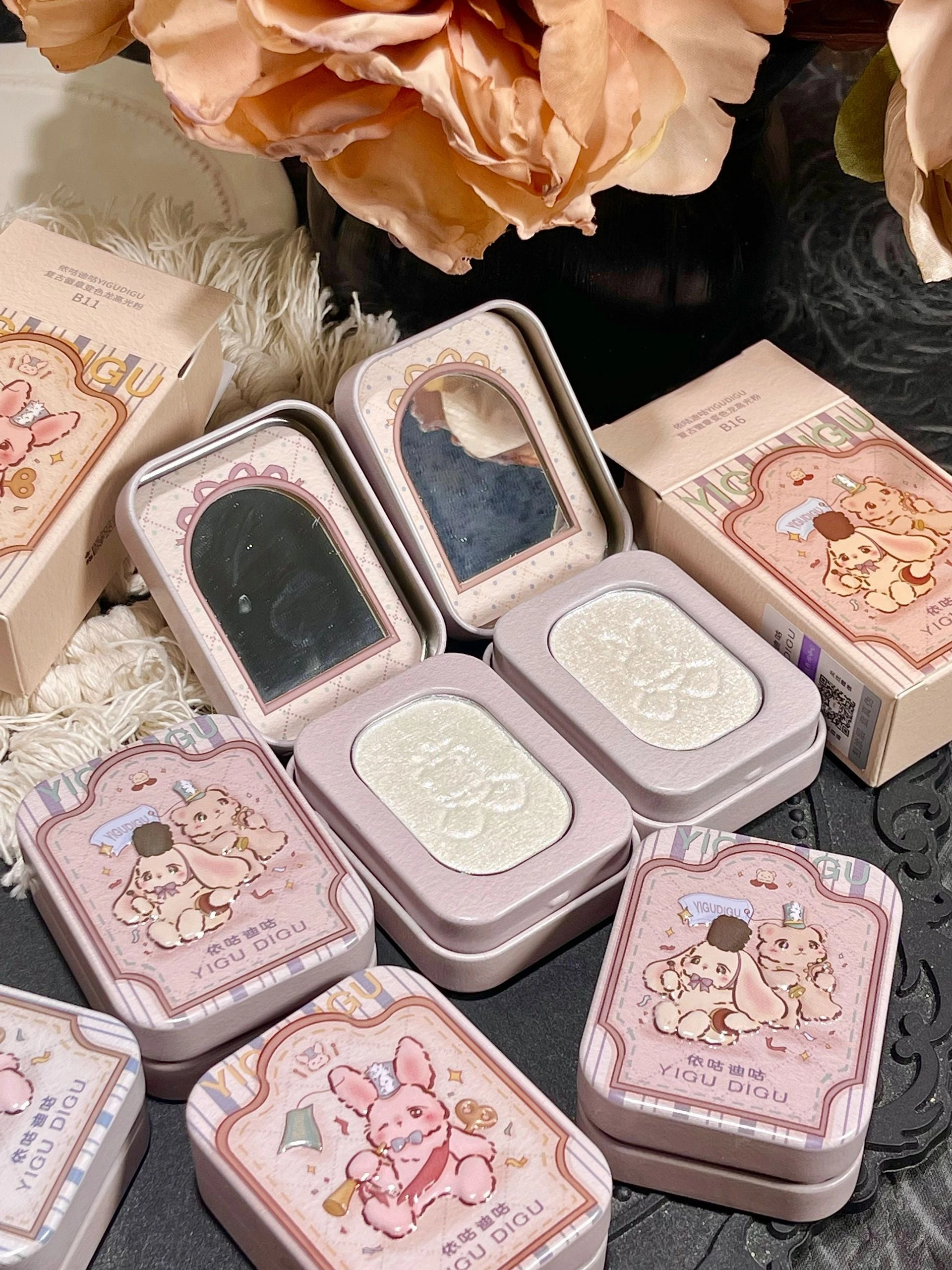 YIGUDIGU Vintage Badge Chameleon Highlighter
