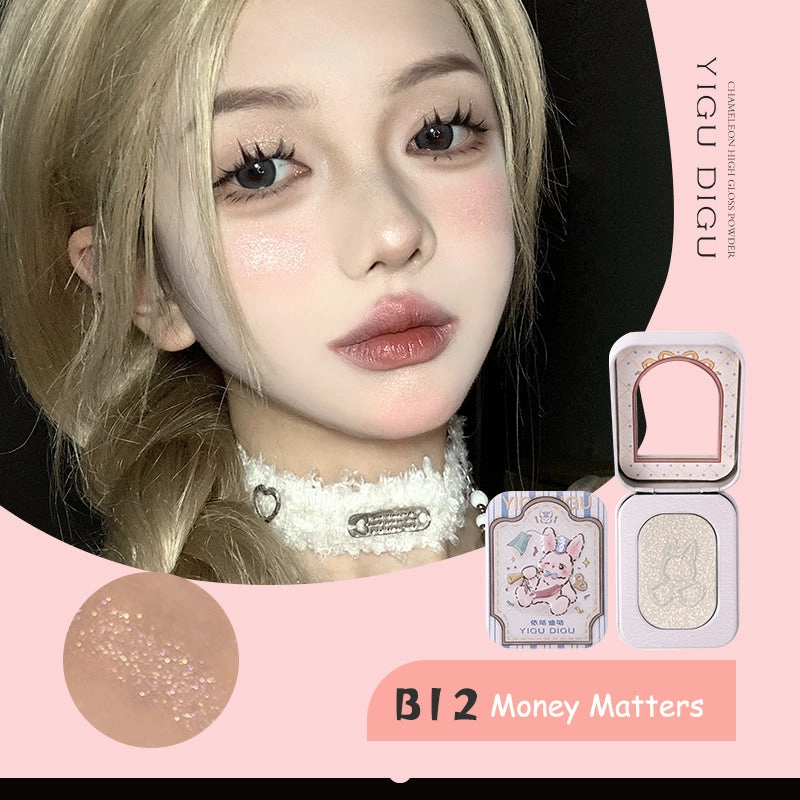 YIGUDIGU Vintage Badge Chameleon Highlighter